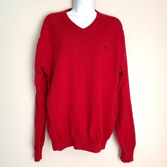 Vintage Sweaters - Vintage red cashmere blend sweater